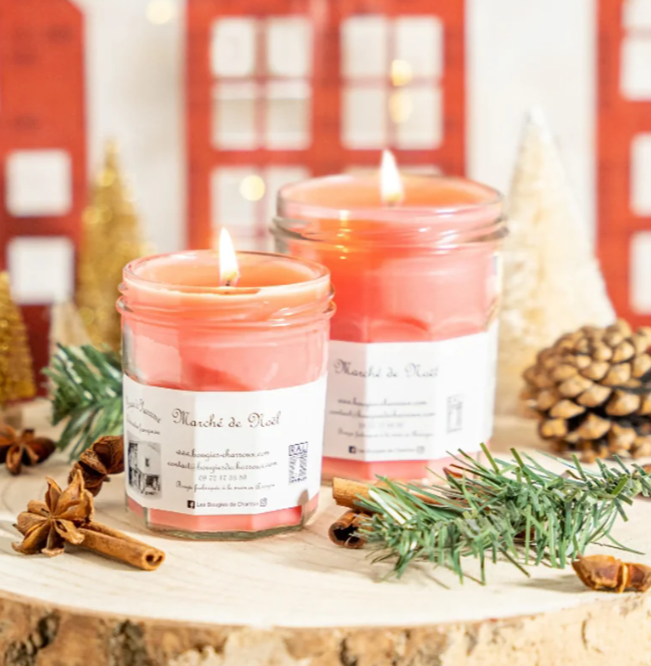 mini bougie Marché de Noël image